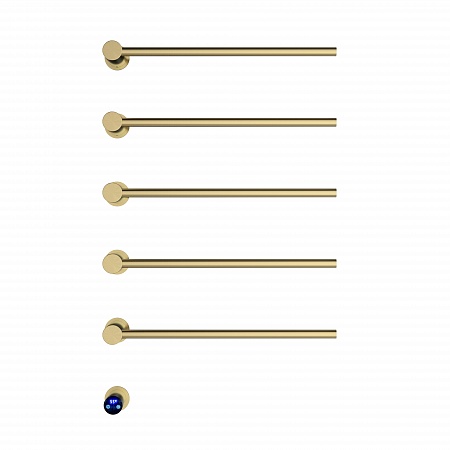 Аккорд П5 500х800 электро Полотенцесушитель TERMINUS Брашированное золото Георгиевск - фото 2 Аккорд П5 500х800 электро Полотенцесушитель TERMINUS Брашированное золото Георгиевск - фото 2