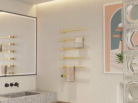 Аккорд П5 500х800 электро Полотенцесушитель TERMINUS Брашированное золото Георгиевск - фото 5 Аккорд П5 500х800 электро Полотенцесушитель TERMINUS Брашированное золото Георгиевск - фото 5